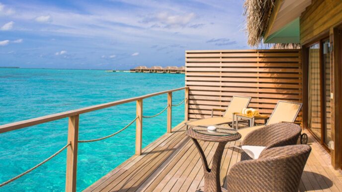 Pueblo colonial colorido en Colombia